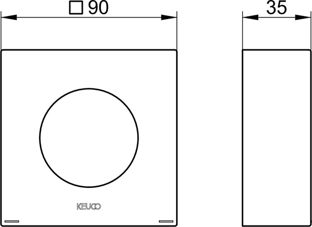 59551030382 Розетка с удлинением KEUCO IXMO - Вид №3