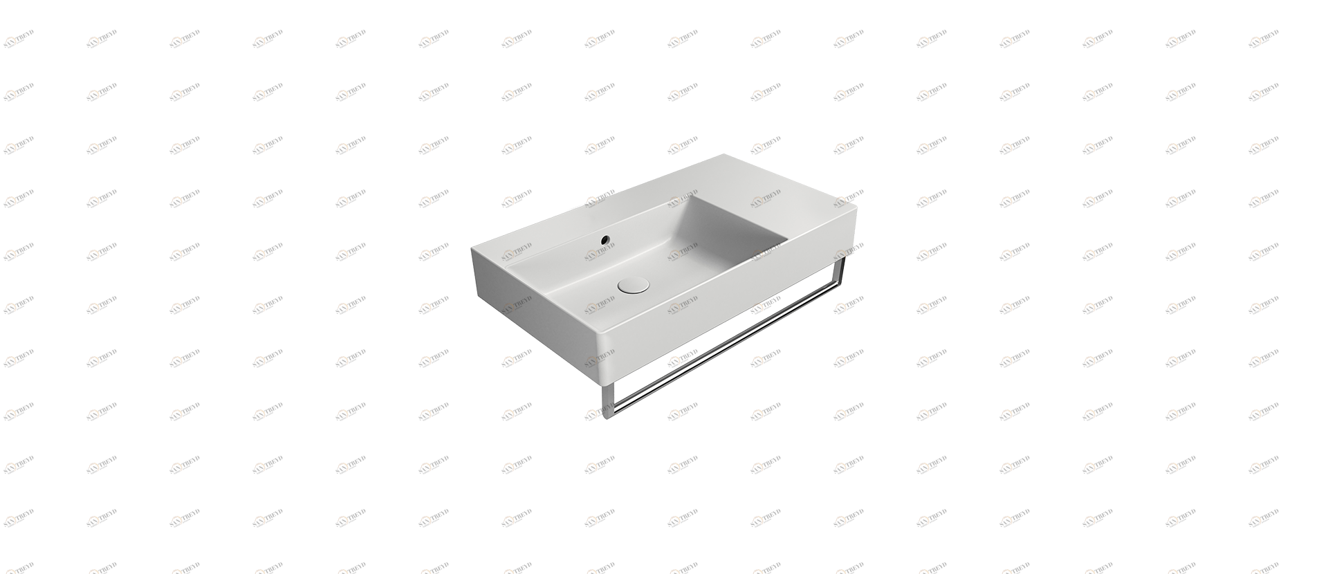 9456109 Подвесная раковина настенная овальная GSI ceramica  белая 