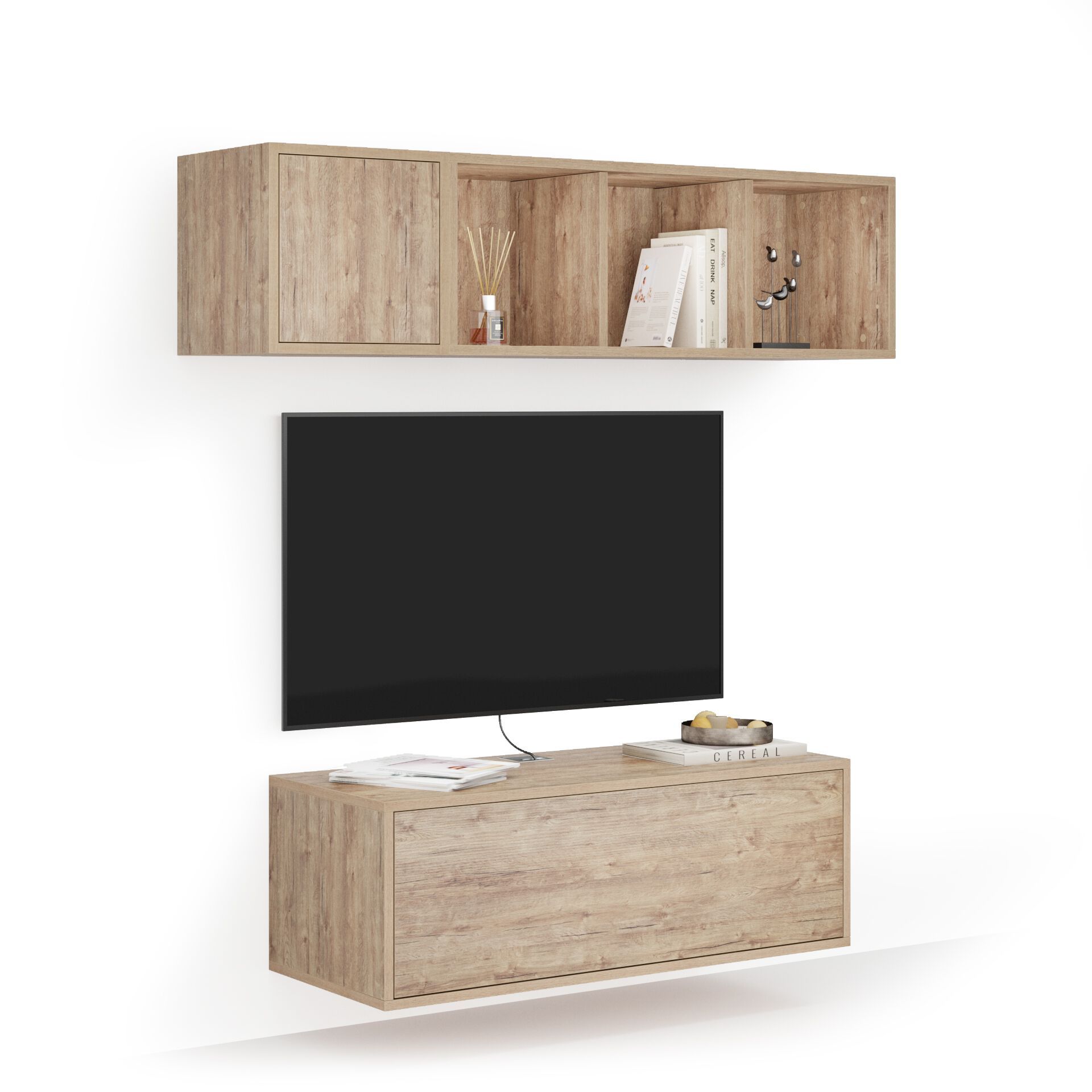 Модульная оборудованная стена установленная стеной в меламинированном Mobili Fiver IACOPO ARCH-00070420 - Вид №109