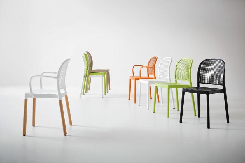 GABER Стул из технополимера с подлокотниками Panama sun-id-1423173 - Вид №5