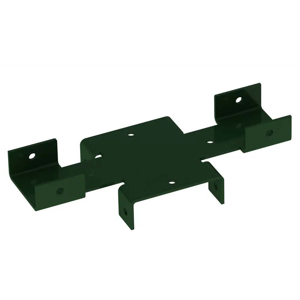 Кронштейн для забора 40x40x1.5 мм RAL 6005 зеленый Santreyd STLM-2196169