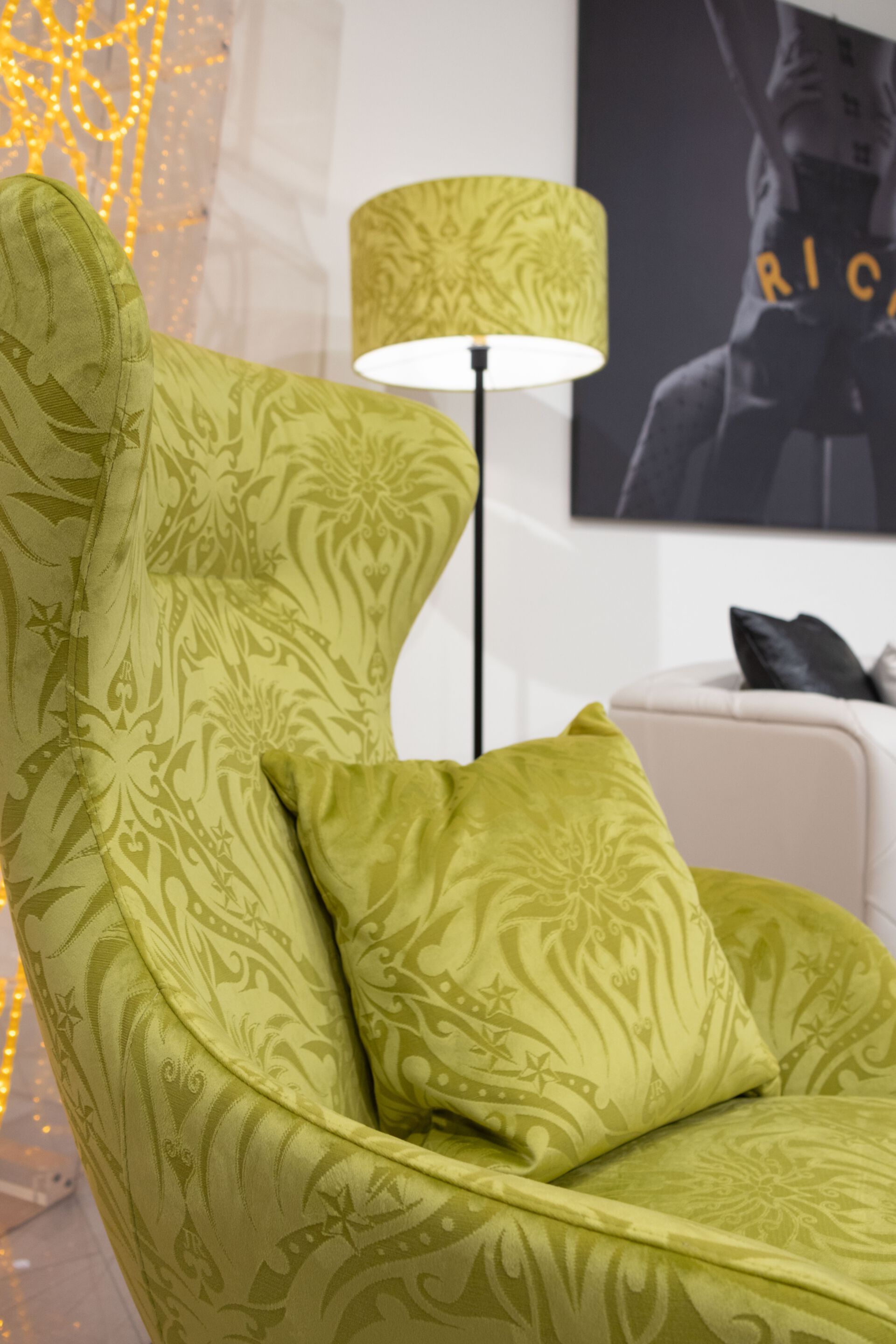 Напольная лампа из металла и ткани Formitalia Джон Ричмонд ARCH-00136616 - Вид №3