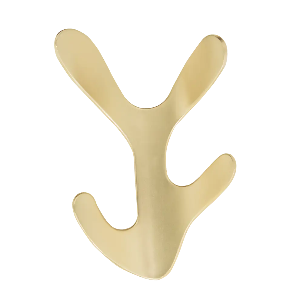 Крючок мебельный Ajax MB-LM/K-005 цвет матовое золото STLM-2100165 - Вид №1