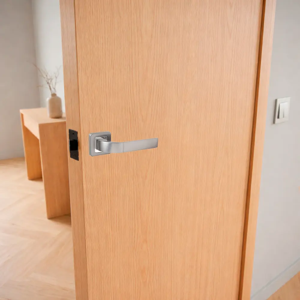 Дверная ручка на розетке Armex H-22104-A без запирания цвет графит STLM-2163361 - Вид №5