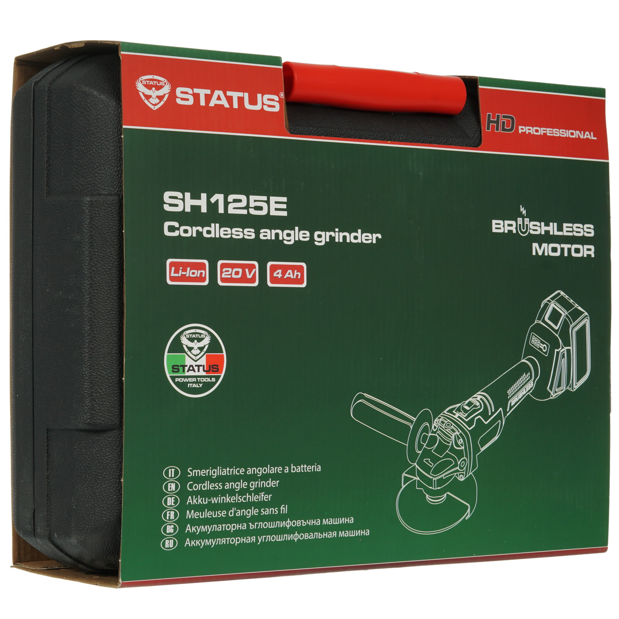 Углошлифовальная машина (УШМ) STATUS SH125E UniOne 20V 9903566 STDN-0073841 - Вид №9