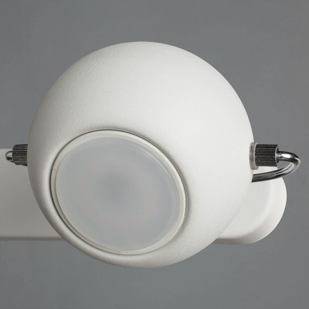 Спот настенный галогеновый на 2 лампы белый Eurosvet White A9128AP-2WH ARTE LAMP 86 WHITE 00-3926290 Белый  - Вид №1