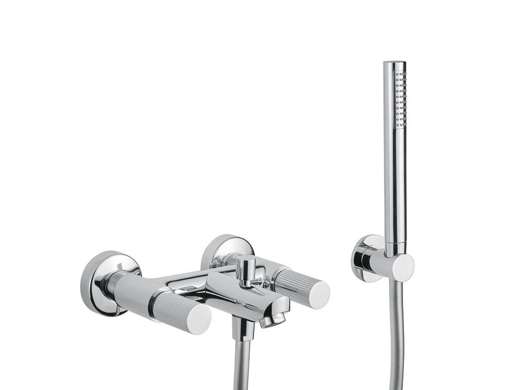 Хромированный латунный настенный смеситель для ванны Bugnatese Moon ARCH-00046232 - Вид №1