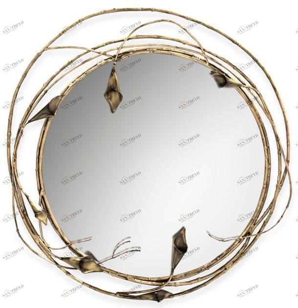 KOKET Круглое зеркало с настенной рамой sun-id-1345054