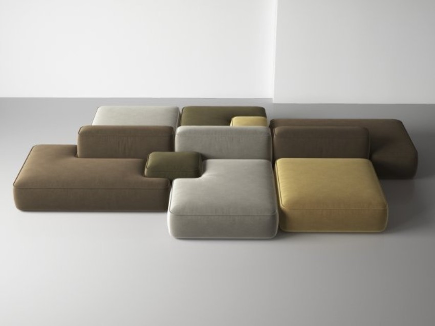 Модульный диван Goff угловой белый ICON DESIGNE ДИЗАЙНЕРСКИЕ 178088 Белый  - Вид №22