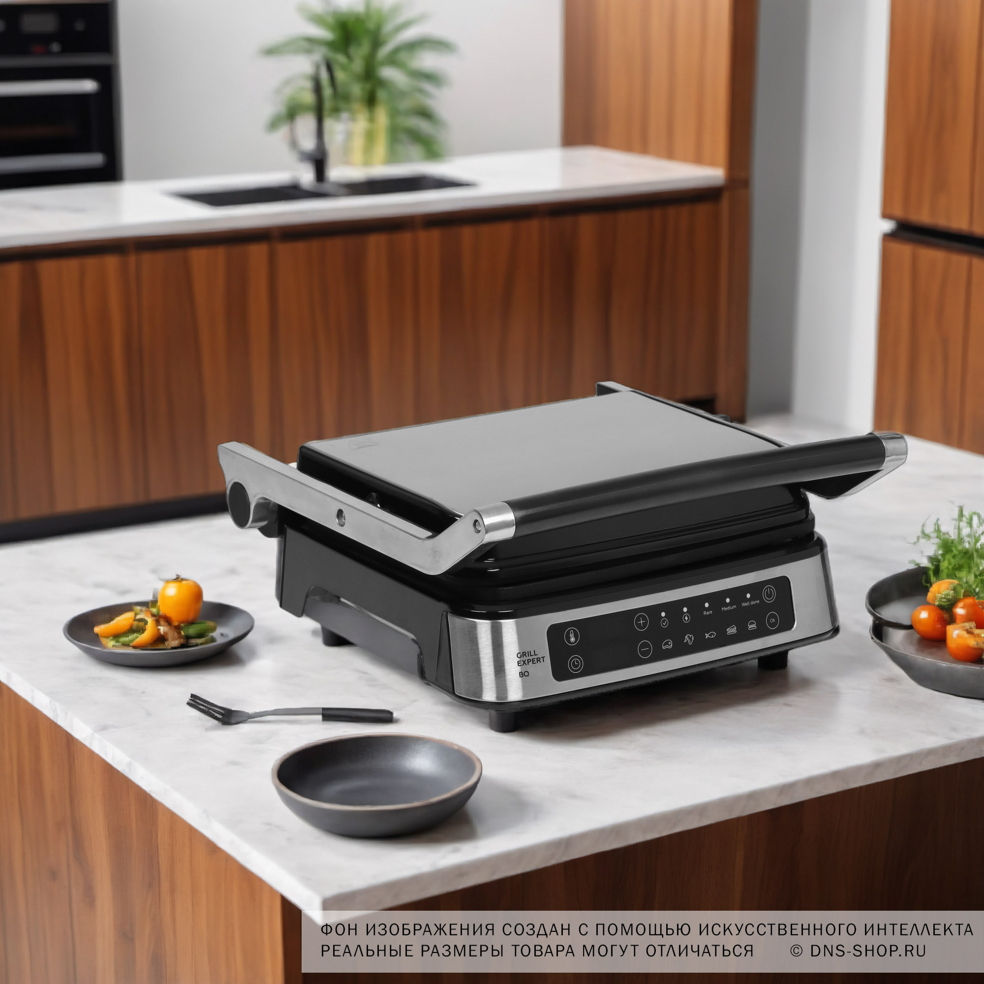 9116882 Гриль BQ GR1008 серебристый STDN-0149190 - Вид №8