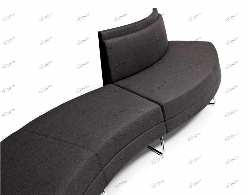 La Cividina Модульный диван в ткани по контракту Sushi sun-id-1380912