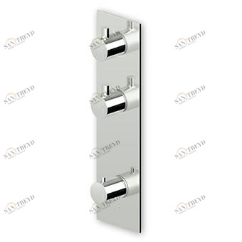 ZT28660 - R97821 Встраиваемый термостатический смеситель для душа 1/2 "с двумя запорными кранами. Zucchetti Pan 