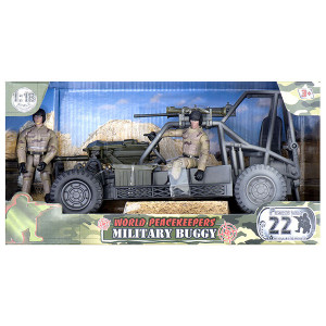 MC77022 Игровой набор "Багги" 2 фигурки, 1:18 World Peacekeepers