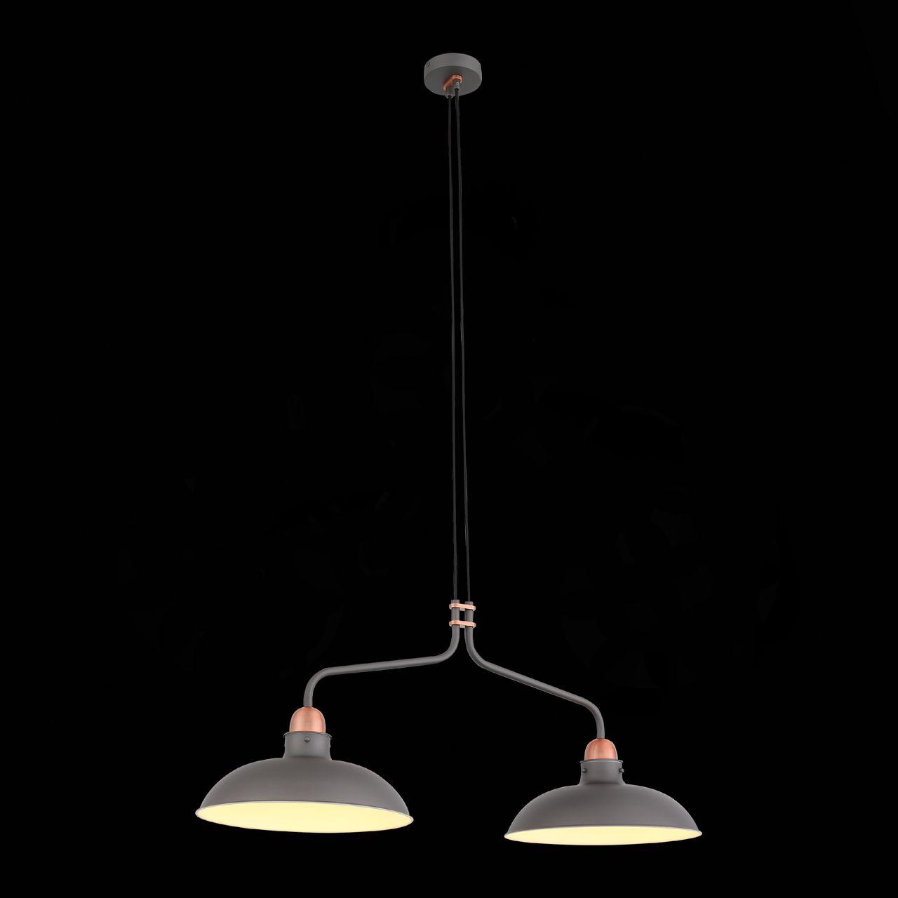 Подвесная люстра ST Luce Pietanza SL323.403.02 ST LUCE ДИЗАЙНЕРСКИЕ, PIETANZA 138201 Серый  - Вид №3