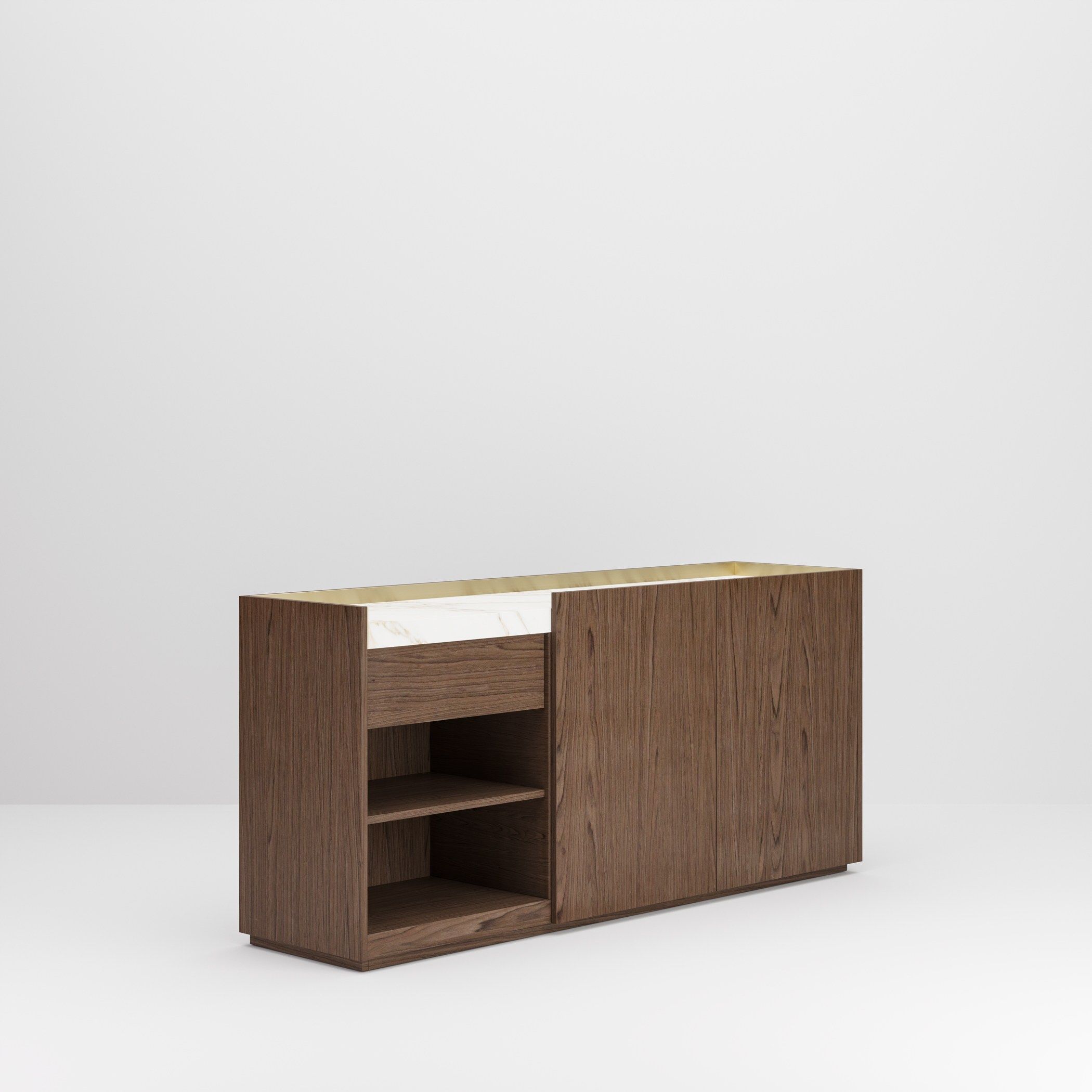 Деревянный офисный шкаф с распашными дверями PROF Block 2.0 ARCH-00096353 - Вид №1