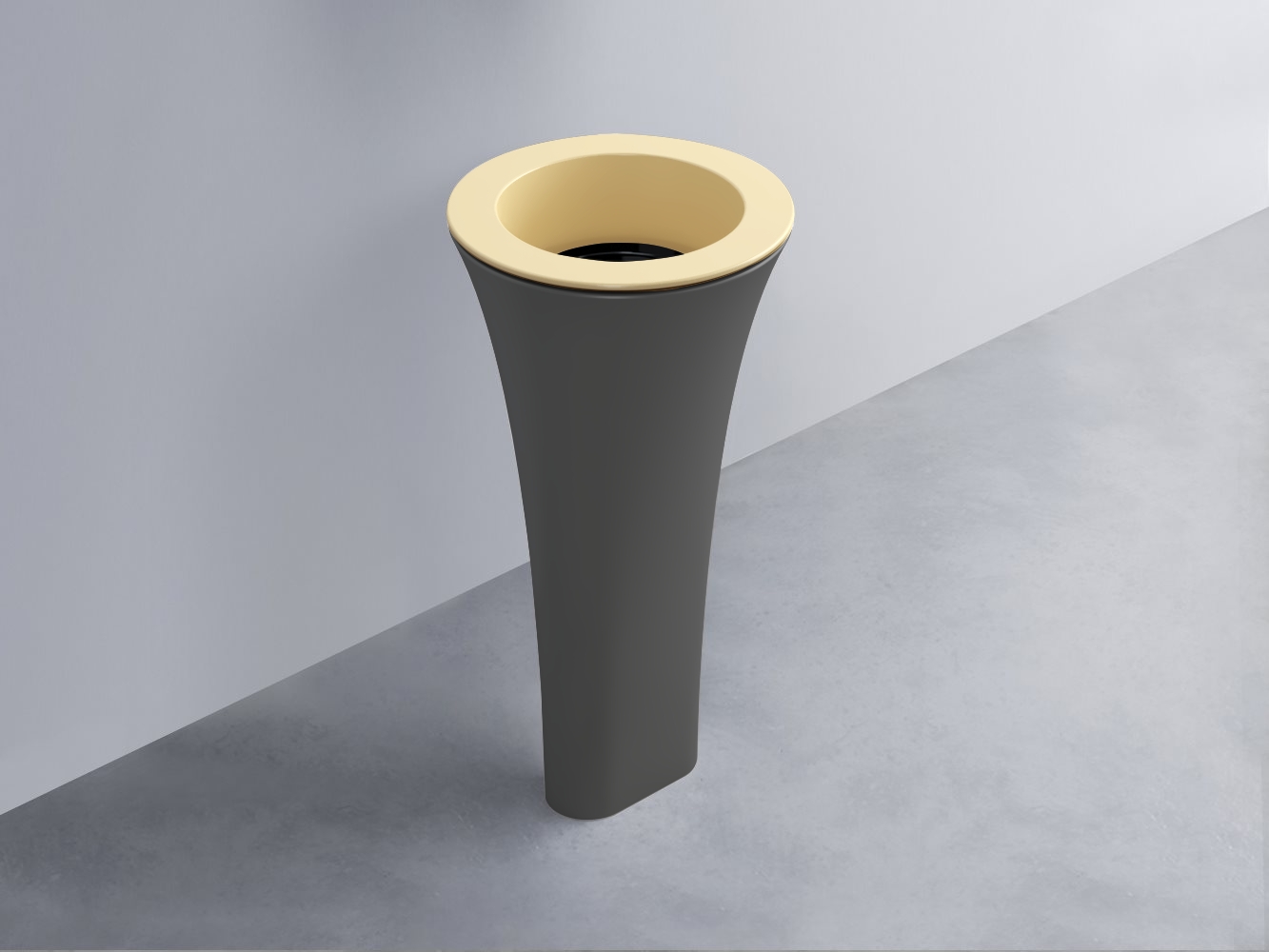 AMLA45-CN+AMPILT-N+AMCOLT-CM Раковина Amedeo Tondo отдельностоящая cielo Enjoy + Amedeo Ceramica Cielo