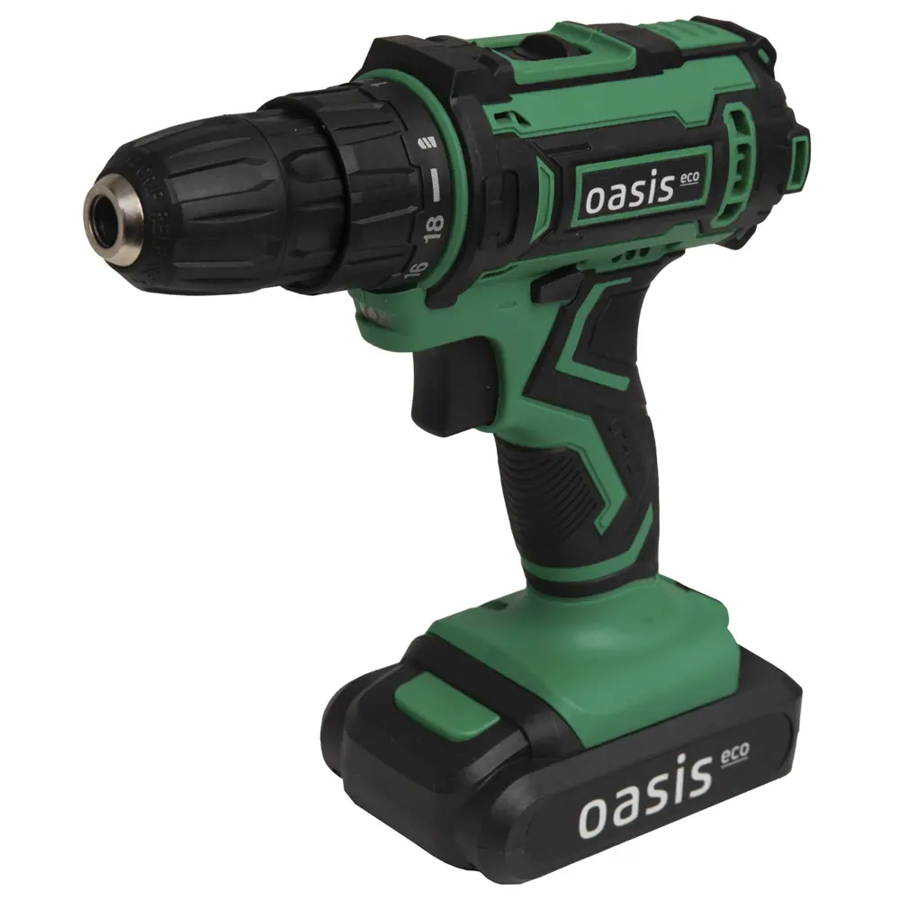 Аккумуляторный шуруповерт Oasis Eco ASB-18S с двойным аккумулятором 89372825 STLM-0849020