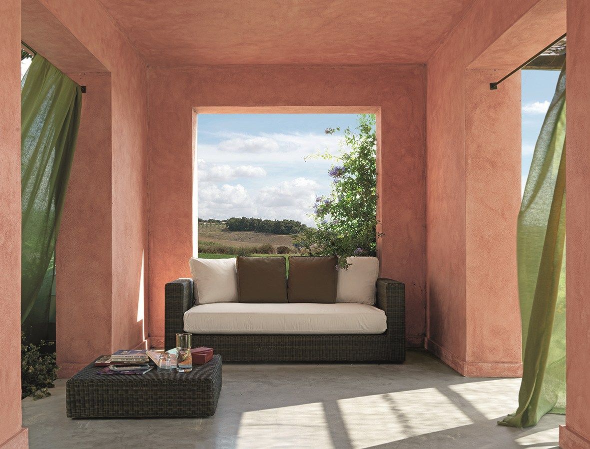 3-местный садовый диван Ethimo EtWick® ARCH-00129246 - Вид №3