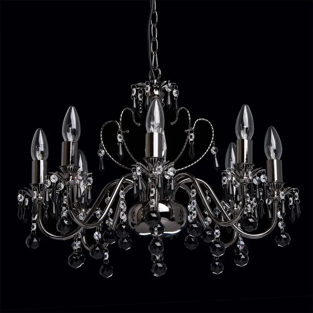 Люстра Барселона 8xE14x60Вт, черный 12946020 STLM-2193631 MW-Light 