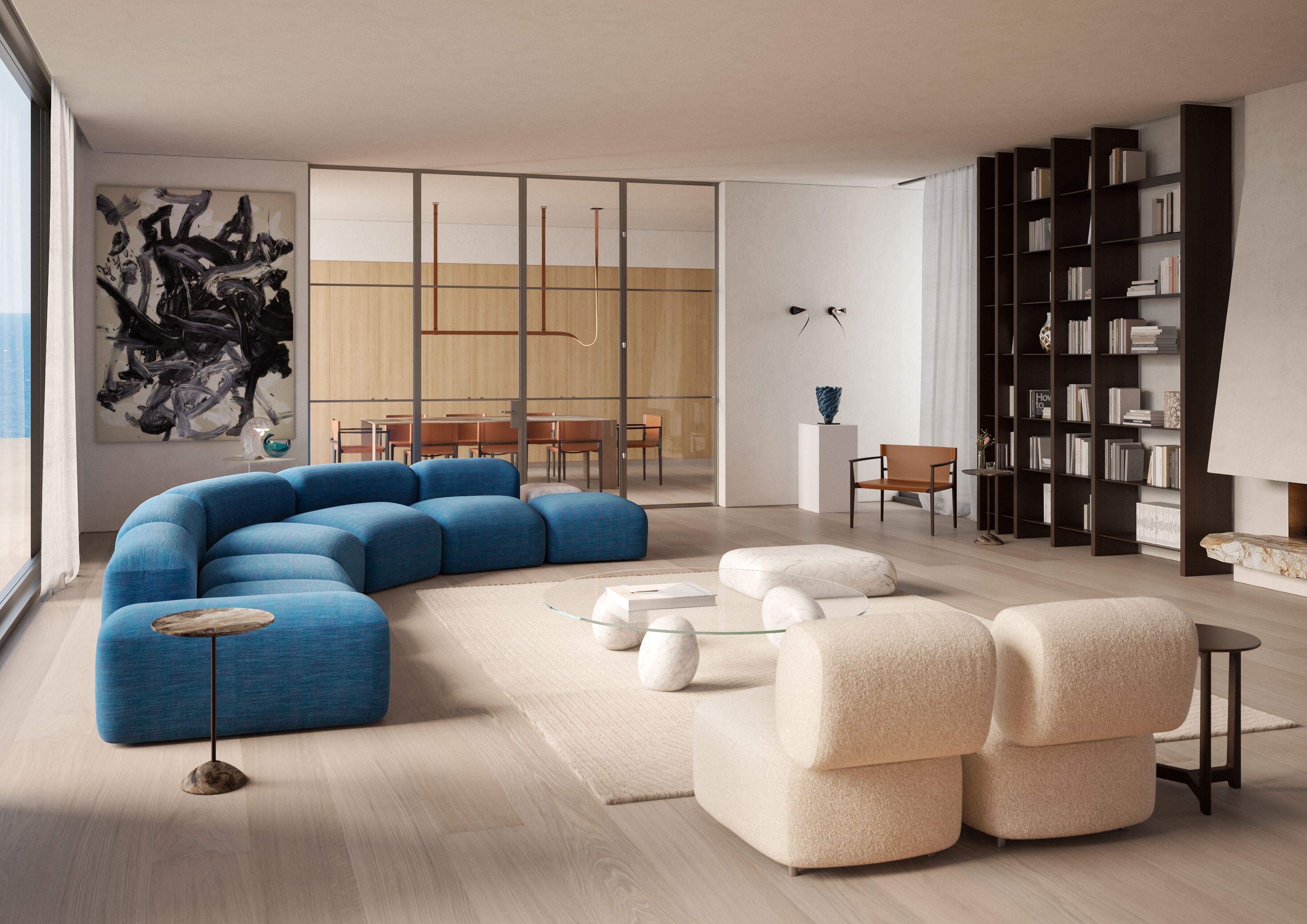 Модульный изогнутый диван Amura ARCH-00068422 - Вид №7