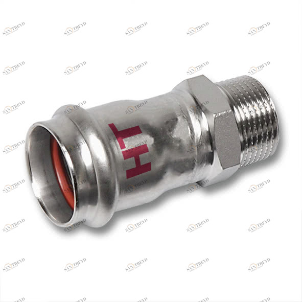 618243G351 SANHA 18243G пр.-фит. нерж., упл.фитон ниппель переходной ВПр-НР 35x1 мм 