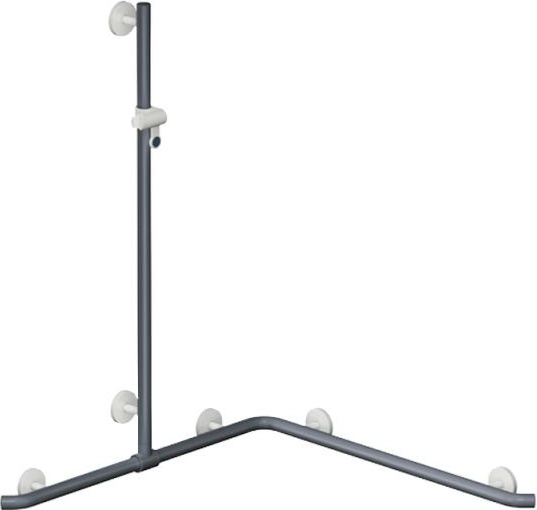 950.35.32099 Поручень для душа с выдвижным держателем для душа HEWI Greifen 