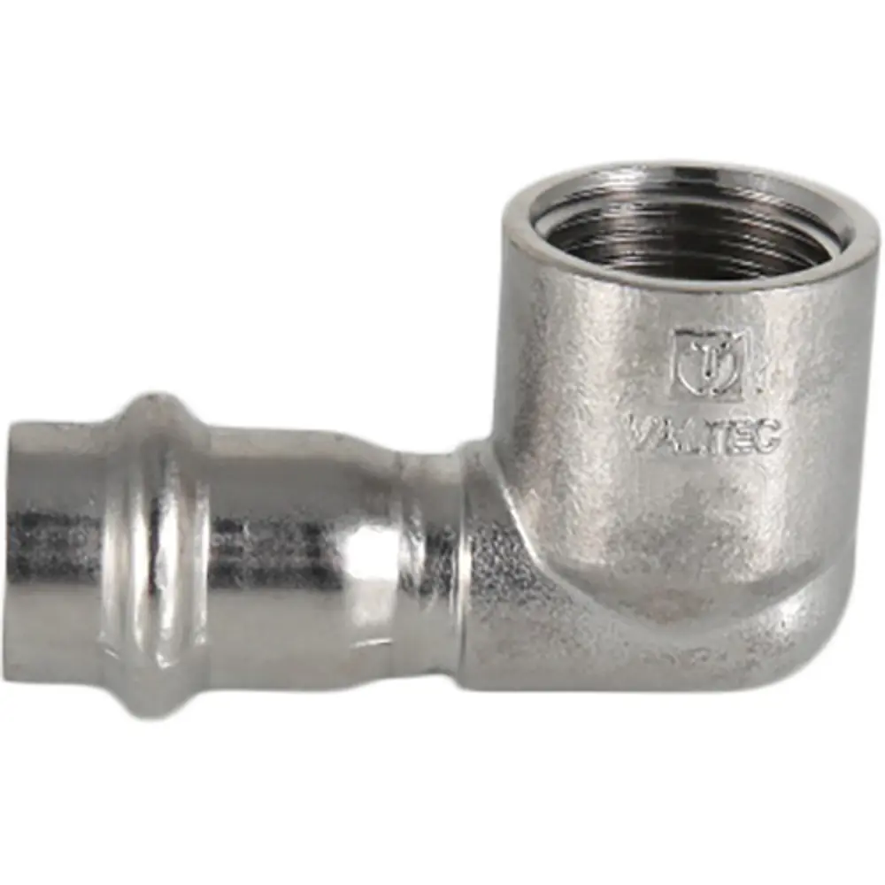 Угол комбинированный 90° Valtec 1/2"x22 мм ВР нержавеющая сталь 82563744 STLM-2014425  - Вид №3