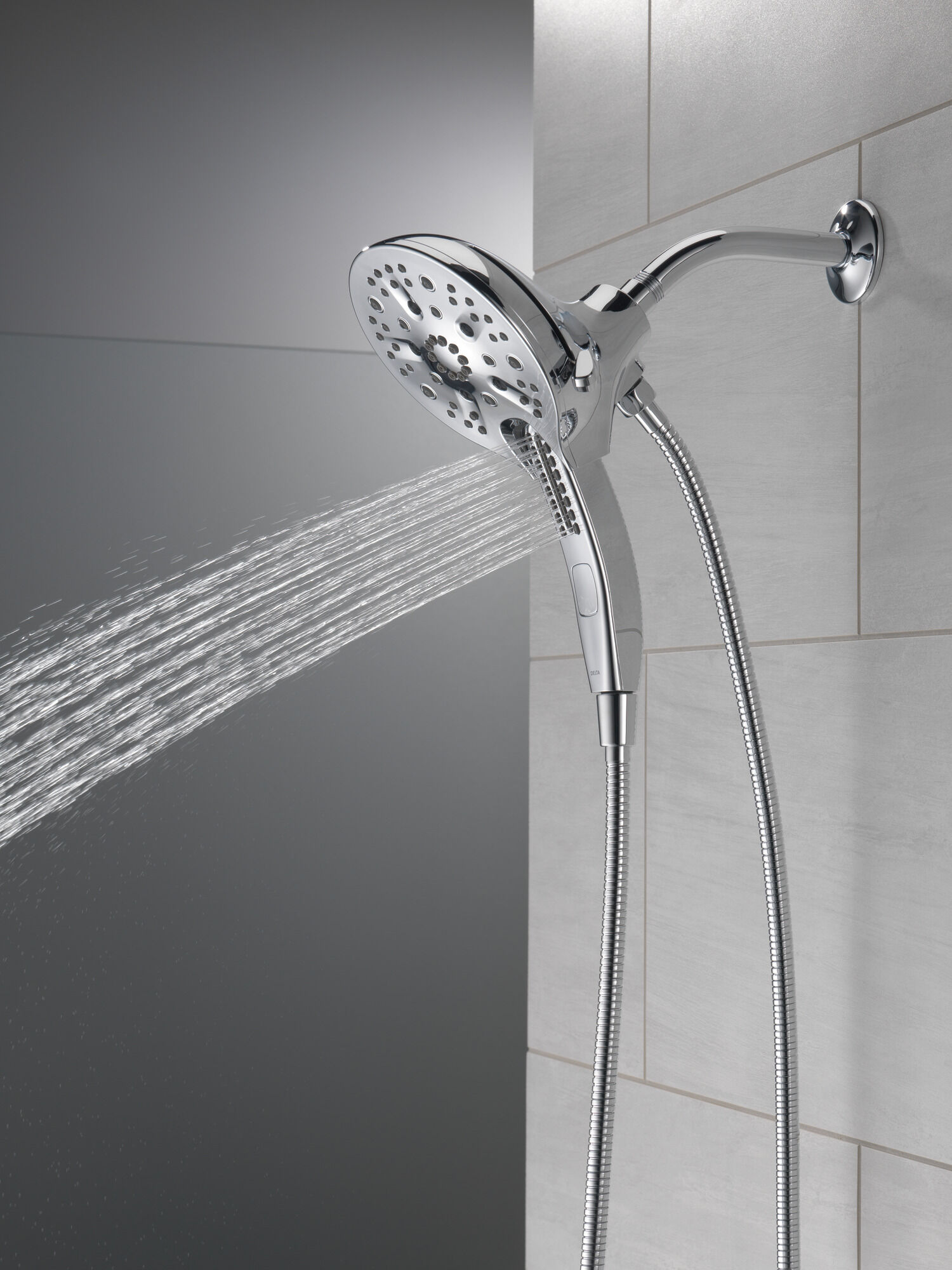 58620-PK In2ition® H2Okinetic® Душ два в одном с 5 настройками Delta Faucet Universal Showering Хром  - Вид №13