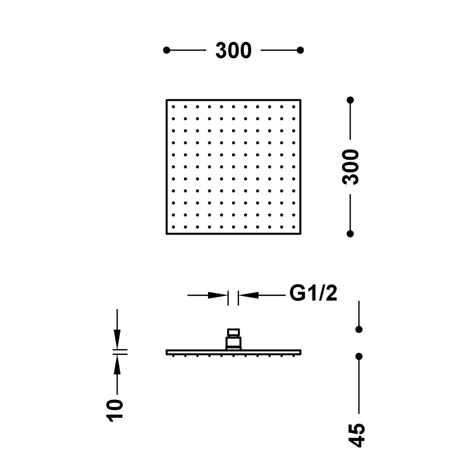 Насадка для душа-13413830KMB TRES Showers - Вид №1