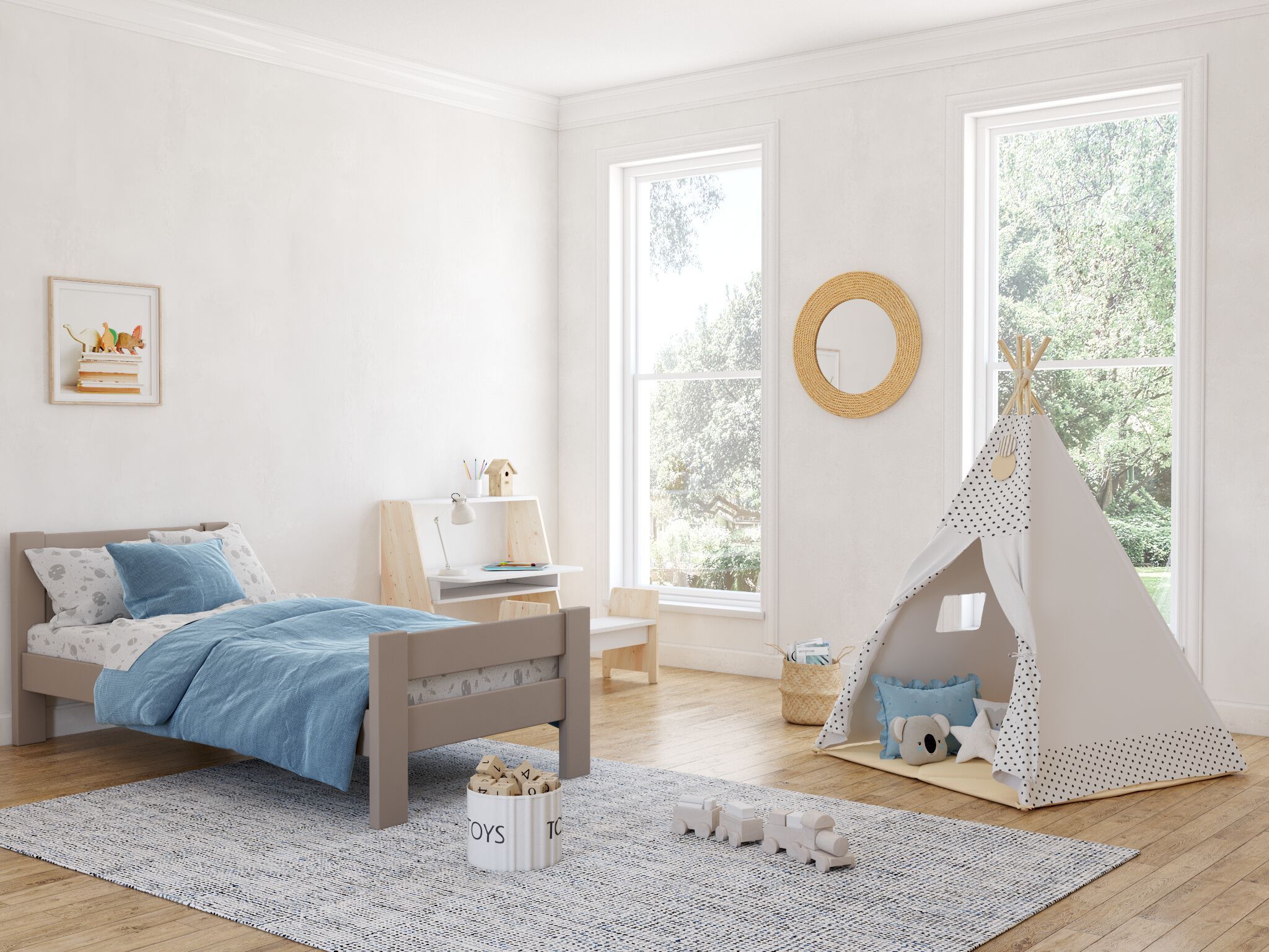 Односпальная кровать из МДФ Mathy by Bols DOMINIQUE ARCH-00141823 - Вид №6