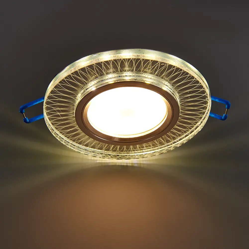 Светильник точечный встраиваемый DLS-L152 с LED-подсветкой под отверстие 65 мм, 1.7 м², цвет прозрачный 82644302 STLM-2130834 Fametto  - Вид №1