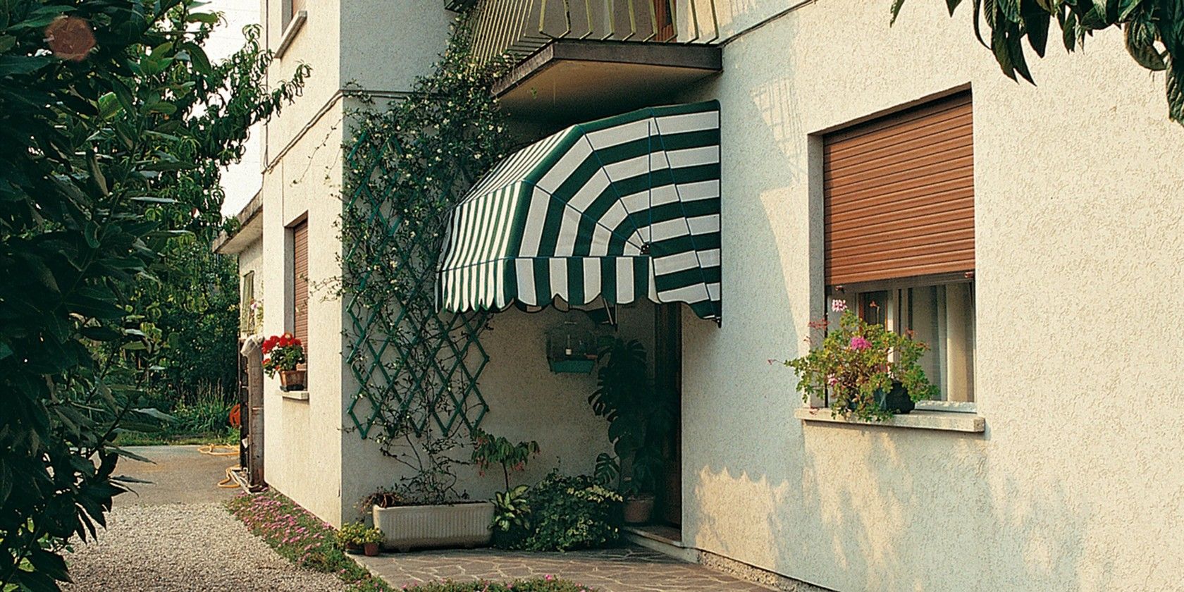 Навес с алюминиевой рамой Mv Line фиксированные и подвижные капоты ARCH-00080654 - Вид №1