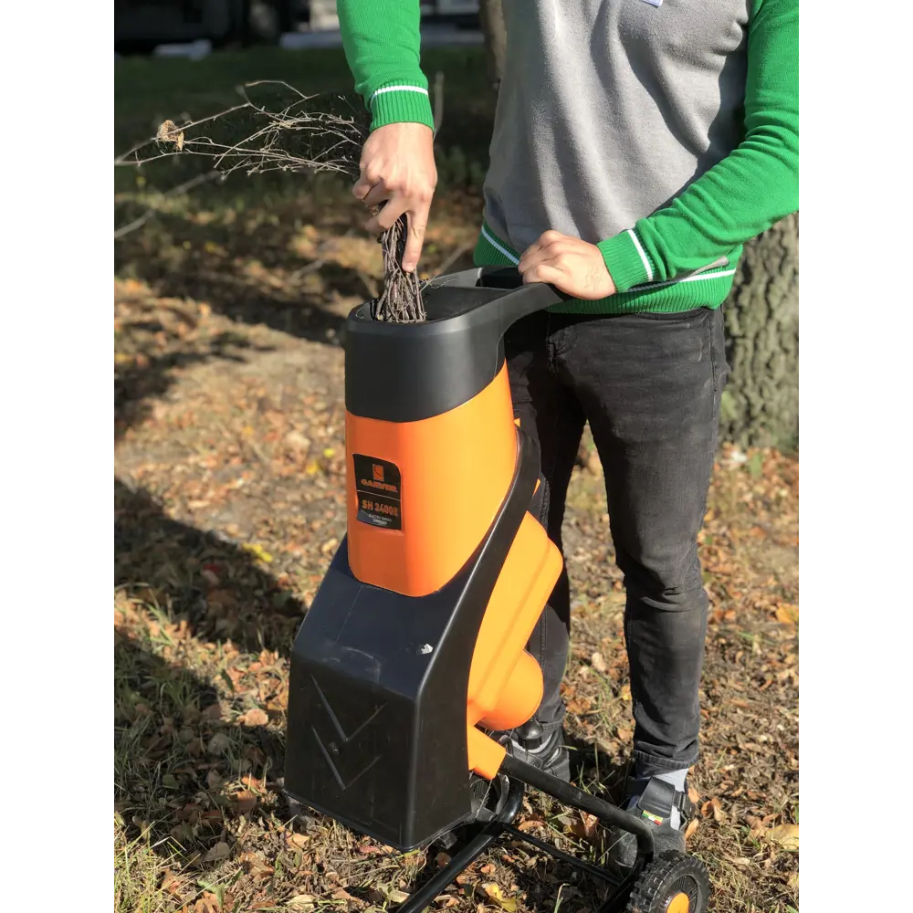 Измельчитель садовый электрический Carver SH 2400 Вт 82052468 STLM-2186403  - Вид №4