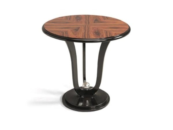 Высокий круглый деревянный журнальный столик GUERRA VANNI Оскар ARCH-00061430 - Вид №1