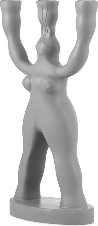 243919 Manikhin 3-arm Candlestick Grey Normann Copenhagen  - Вид №1