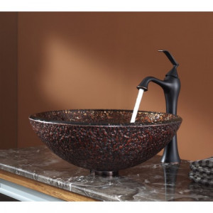 GV571-19mm-KEF15000ORB Накладная раковина на столешницу  прямоугольная Krausru