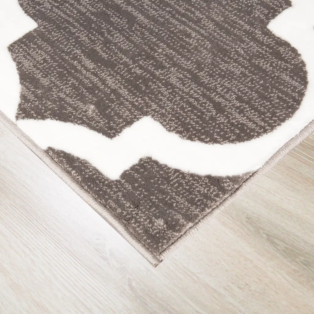 Ковер полипропилен Mega Carving 200x300 см цвет светло-серый MERINOS STLM-2200075 - Вид №1