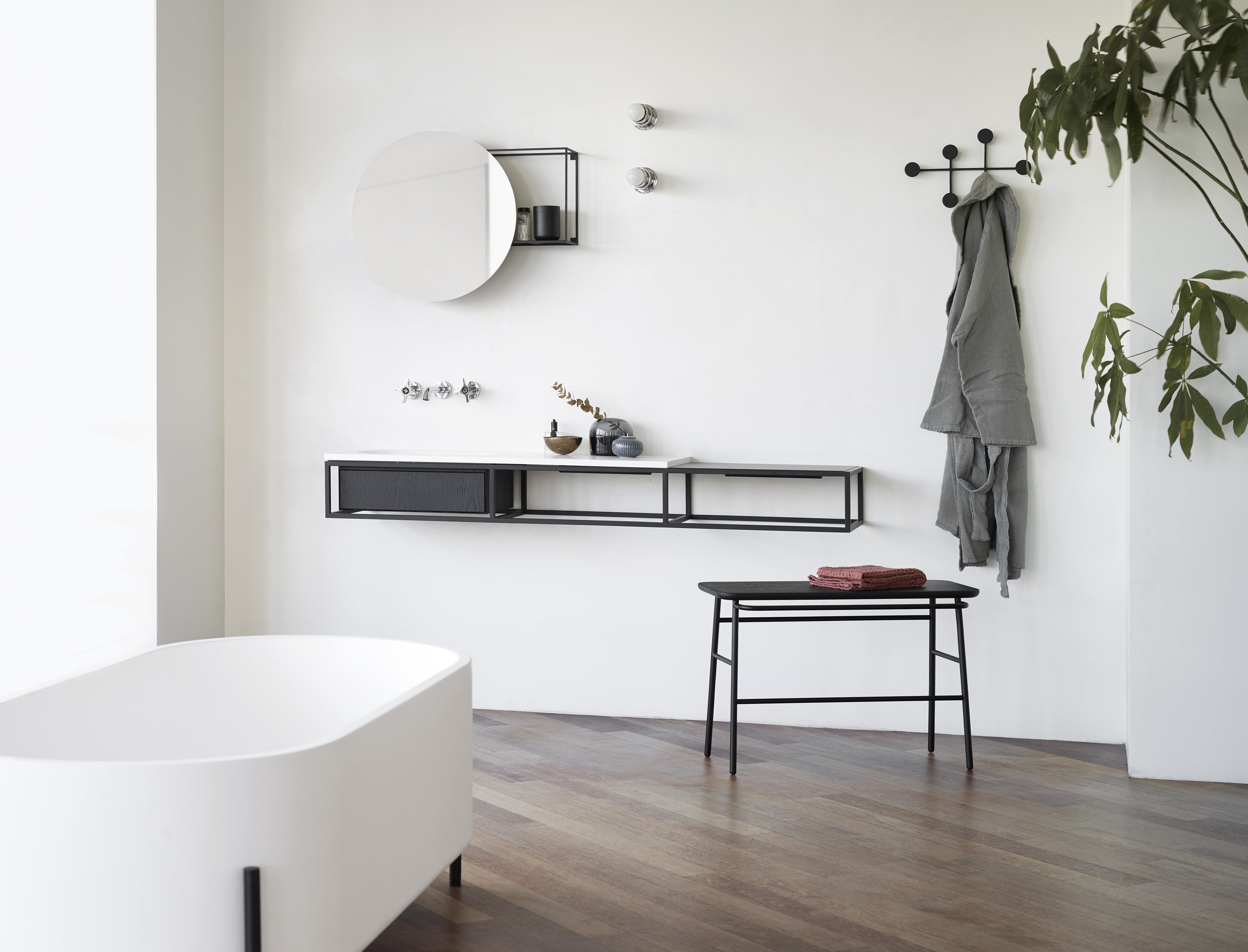 Подвесная консоль для умывальника с ящиками Ex.T рамка ARCH-00045795 - Вид №3