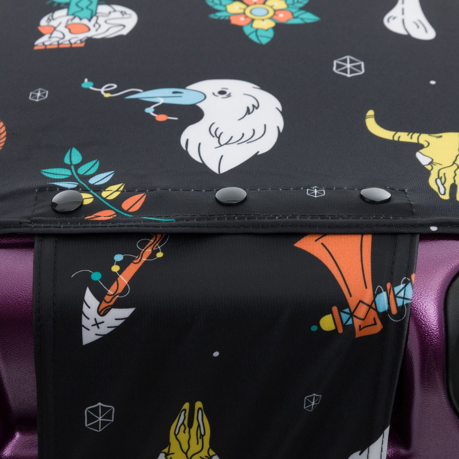 EBH681-S Чехол для чемодана малый Wild West Night Eberhart  - Вид №3