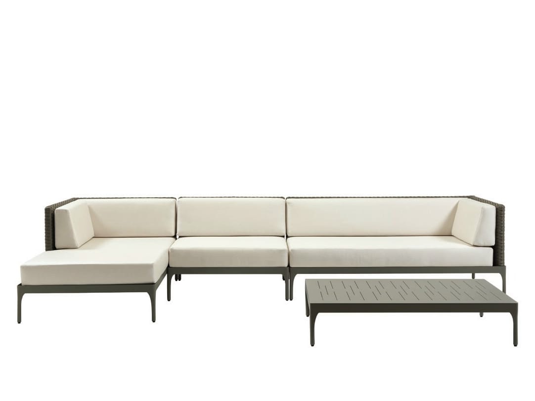 Модульный садовый диван в Ethimo LightWick® ARCH-00002419 - Вид №1