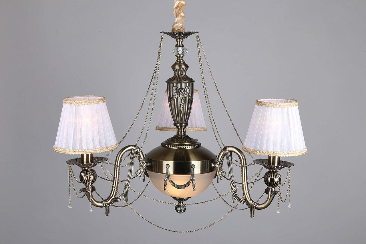 Подвесная люстра Omnilux Crastu OML-75003-05 OMNILUX CRASTU 187192 Белый  - Вид №1