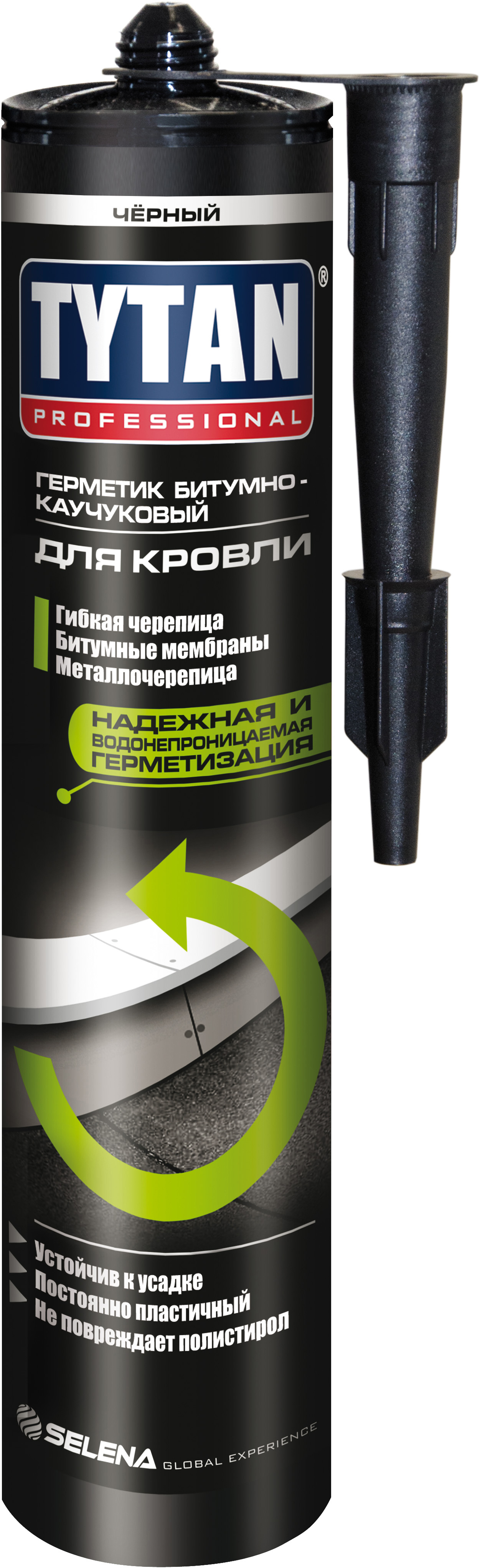 90949894 Герметик GERTY-BK цвет черный 0.31 л STLM-0427084 TYTAN PROFESSIONAL