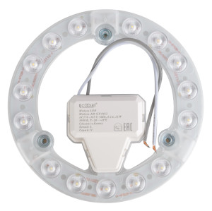 90395987 Лампа светодиодная LED XD-GY-0012 Нет 175-240 В 12 Вт круг 1050 Лм нейтральный белый свет STLM-0213579 PCCOOLER