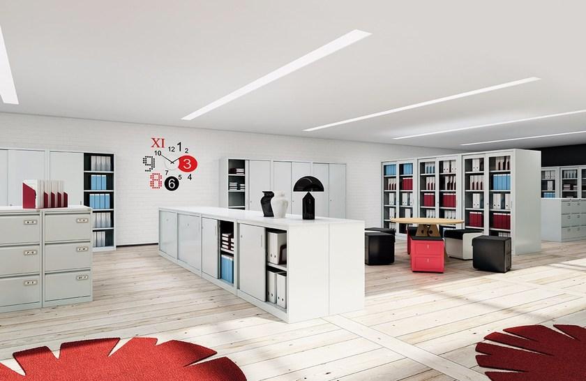 Dieffebi Запираемый металлический шкаф для офиса с раздвижными дверцами Classic storage sun-id-1492622 - Вид №6