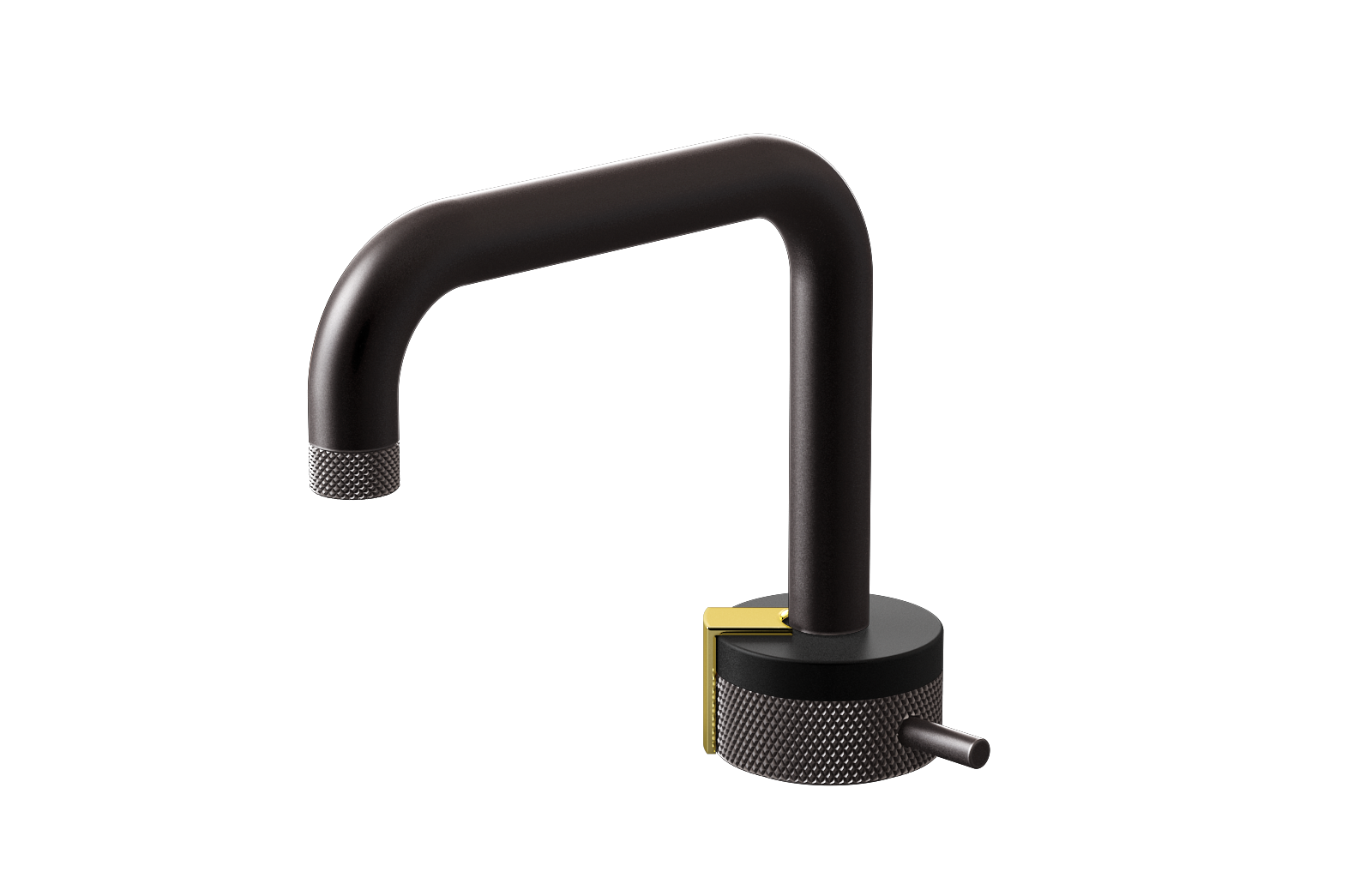 E-11500-R1MBK-L2PB-GM Однорычажный прогрессивный смеситель для раковины - излив 15,3см GRAFF MOD+