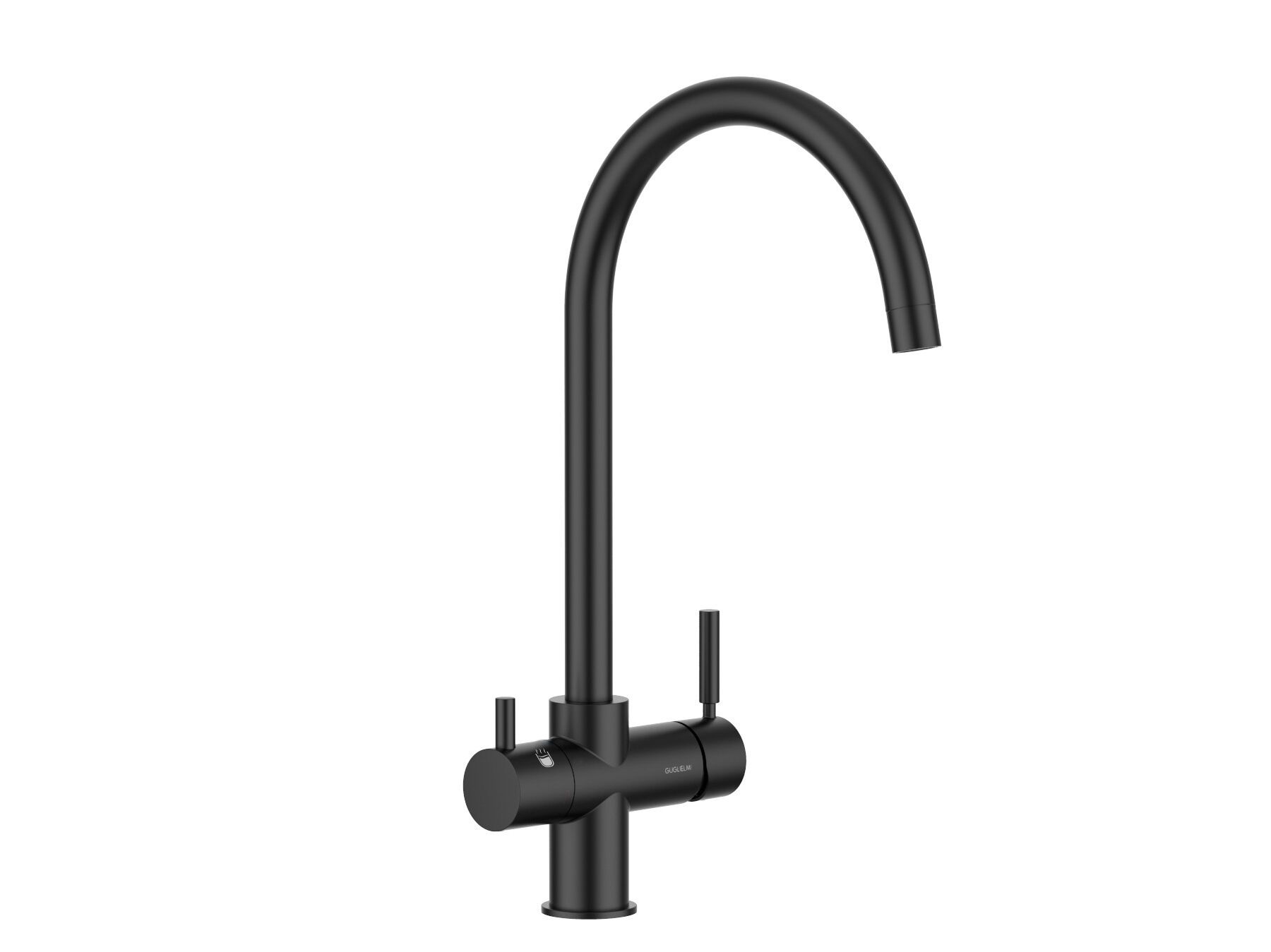 Однорычажный смеситель для кухни с поворотным изливом GUGLIELMI RUBINETTERIE чистый ARCH-00007139
