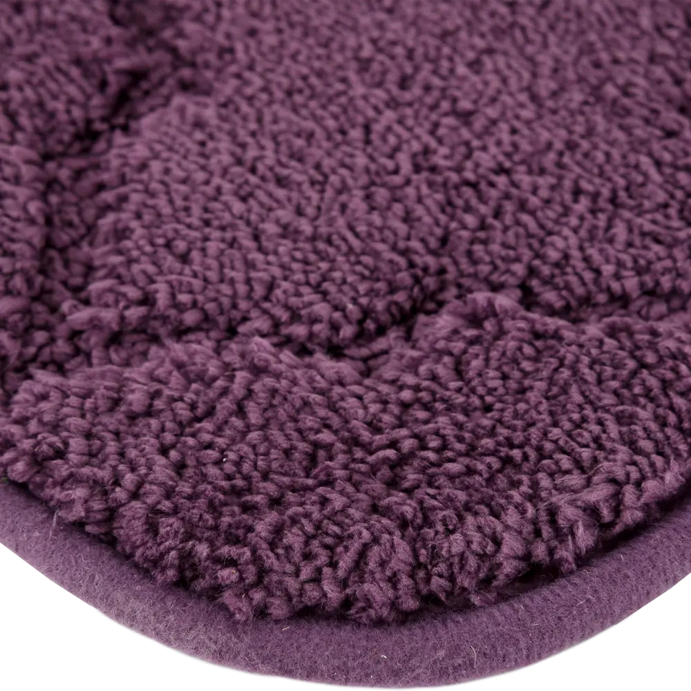 Коврик для ванной Bath Plus Лана 70x120 см цвет фиолетовый STLM-2052748 - Вид №1