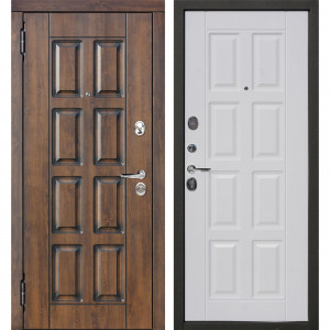 82120545 Дверь входная металлическая Мюнхен, 860 мм, левая, цвет белый винорит