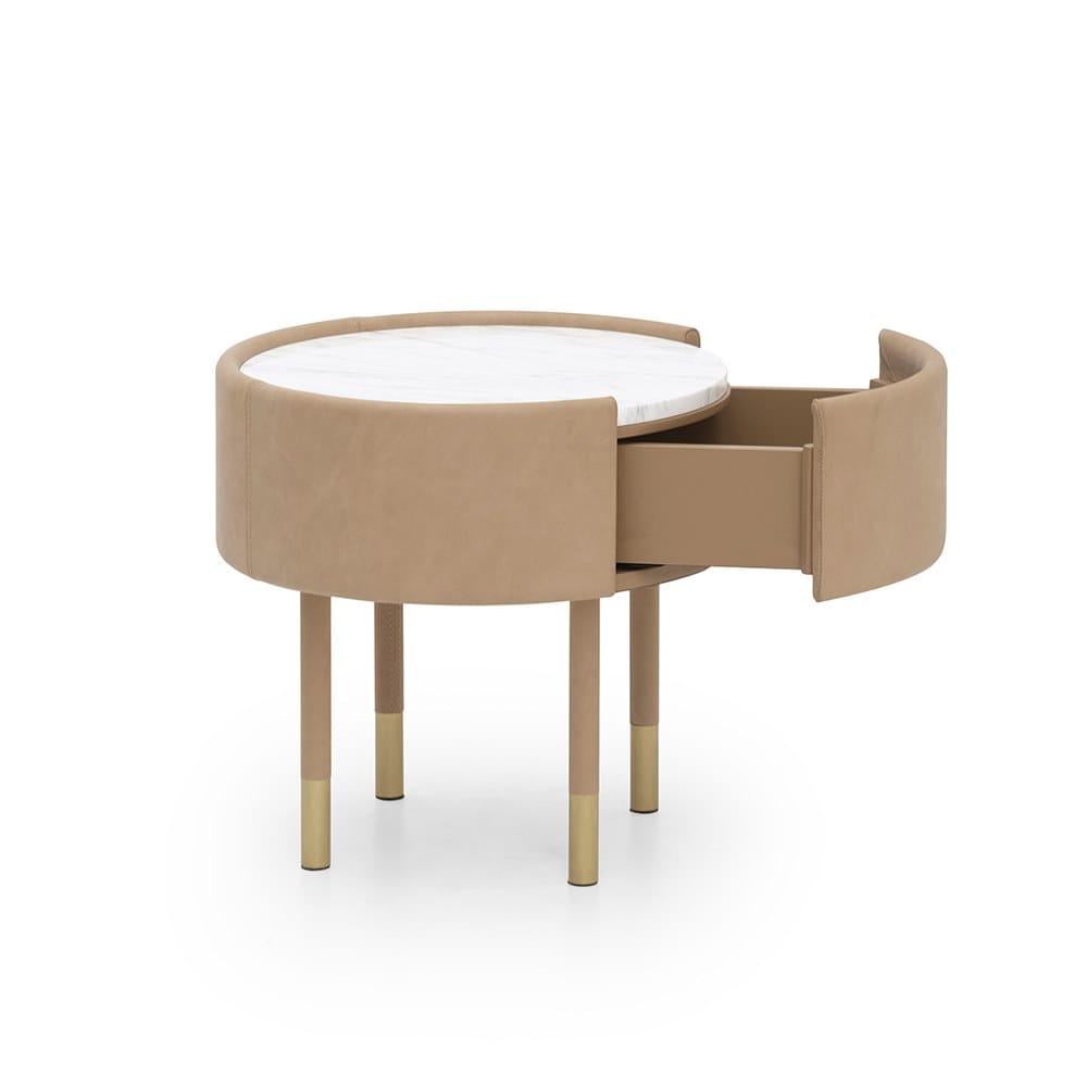 Прикроватная тумбочка из каррарского мрамора Formitalia Нори ARCH-00109008 - Вид №1