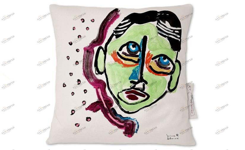 Kiasmo Квадратная подушка из льна Amarcord Kca08